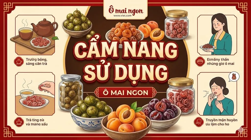 Cẩm Nang Sử Dụng Ô Mai Ngon: Bí Quyết Thưởng Thức Và Bảo Quản Trọn Vị Truyền Thống - ô mai ngon