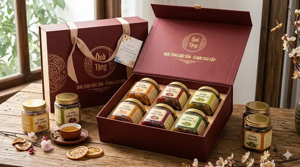 Quà Tặng Đặc Sản Hà Nội: Gửi Trọn Tinh Hoa Qua Từng Vị Ô Mai Ngon - Quà biếu đặc sản Hà Nội