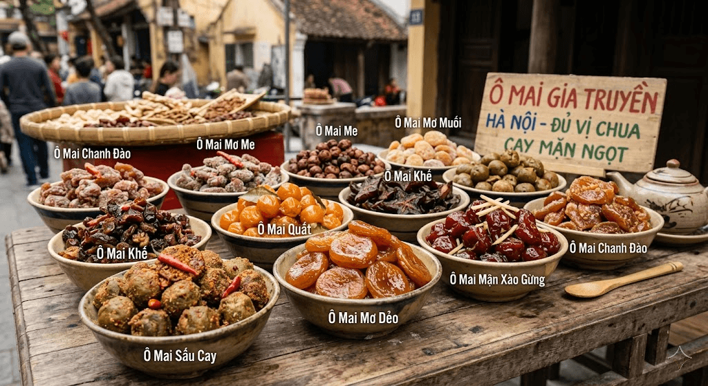 Thức Quà Tinh Hoa Ẩm Thực Việt – Top 10 Loại Ô Mai Ngon
