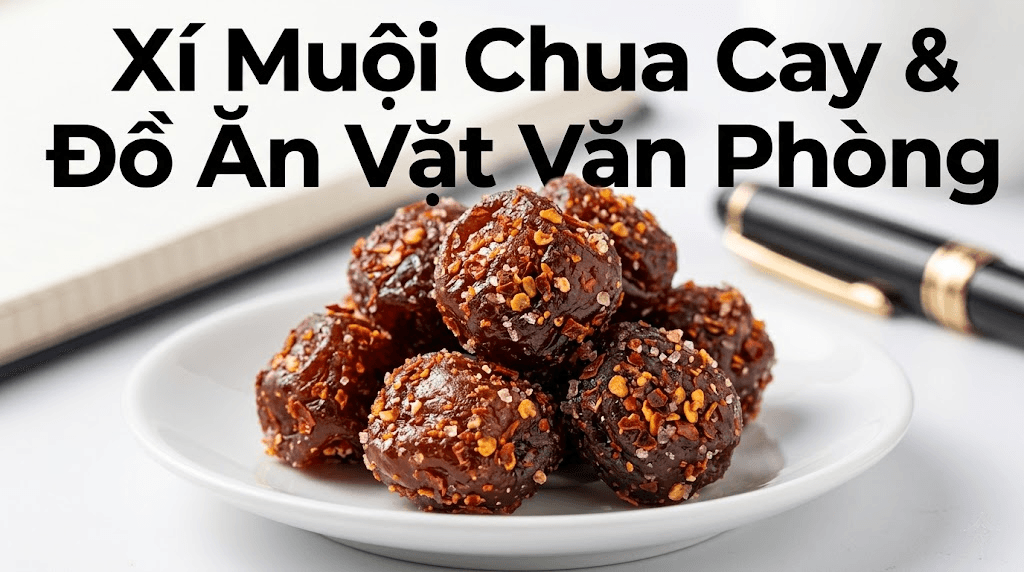 Xí Muội Chua Cay & Đồ Ăn Vặt Văn Phòng: “Ngoại Giao Đoàn” Đỉnh Cao Của Dân Công Sở